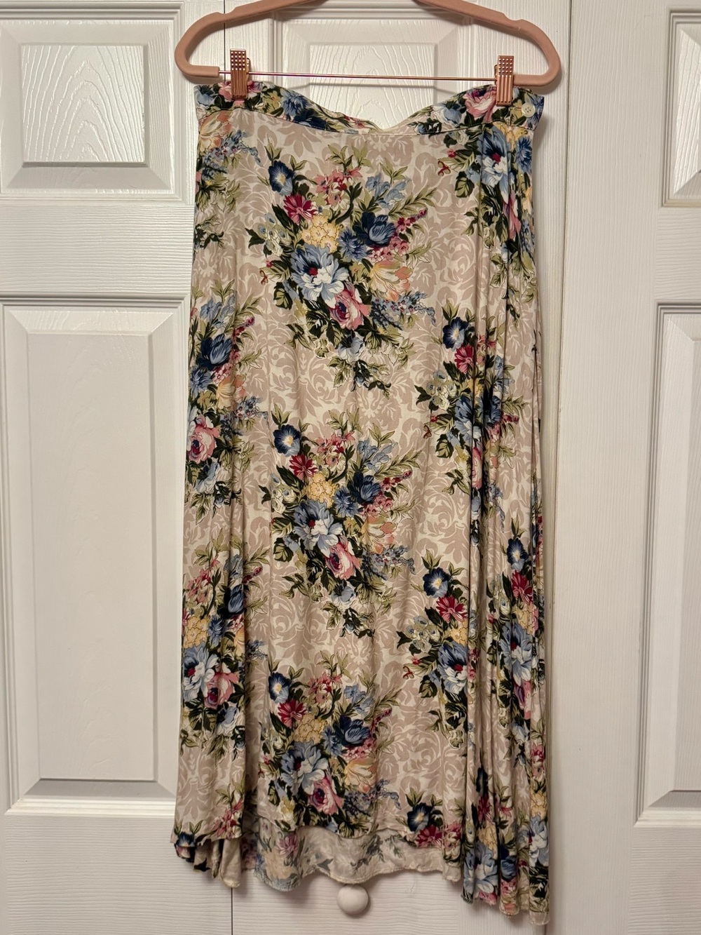 Vintage Koret Floral Midi Skirt